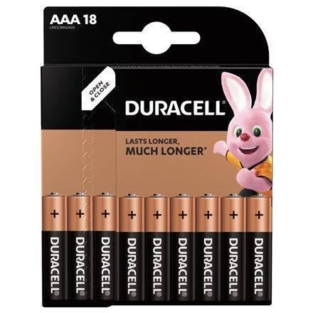 Duracell Basic 2400 K18 AAA Duralock 18pack0 