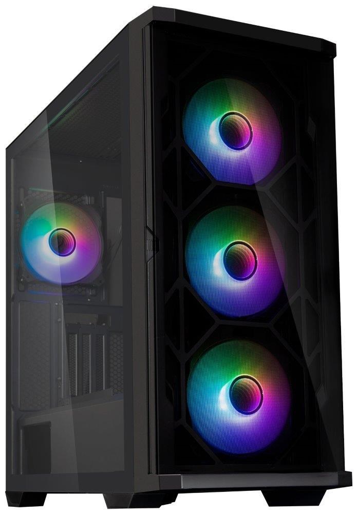 Zalman skříň Z10 Duo /  ATX /  4x120 mm ARGB fan /  2xUSB 3.0 /  USB-C /  tvrzené sklo0 