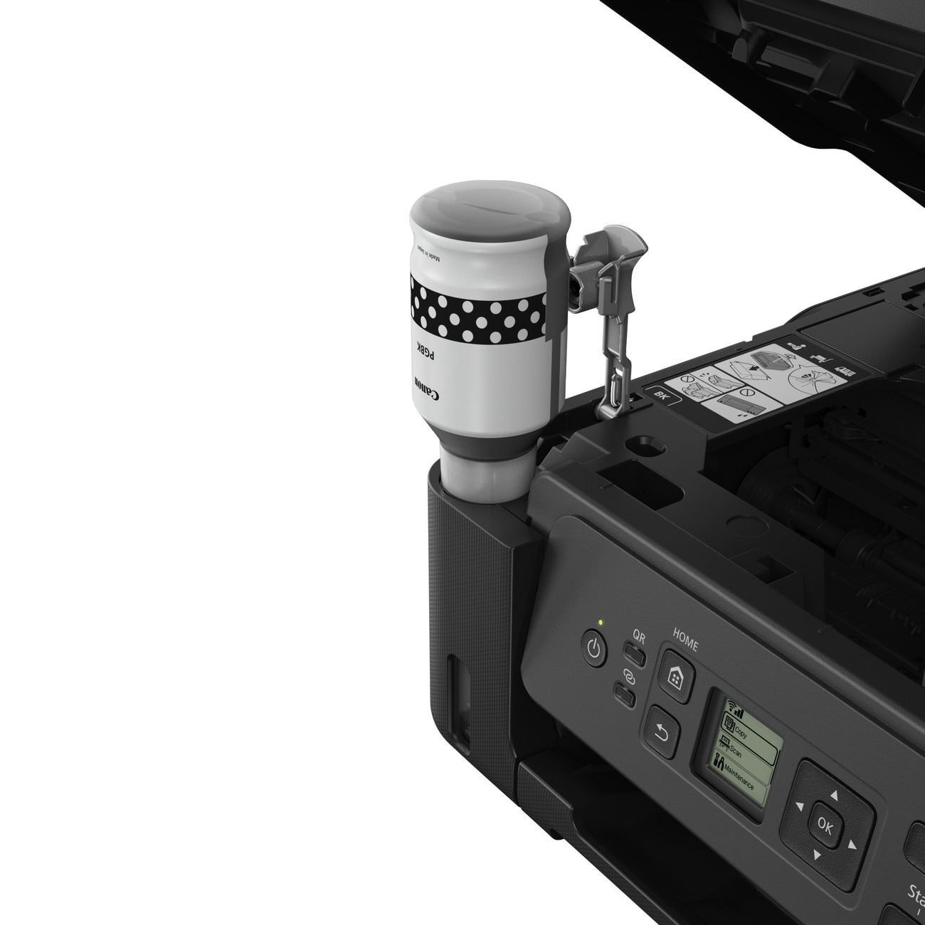Canon PIXMA Tiskárna černá G3470 BLACK (doplnitelné zásobníky inkoustu) - MF (tisk,kopírka,sken), USB, Wi-Fi - A4/11min.3 