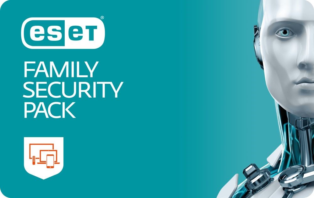 ESET Family Security Pack pre  5 zariadenia,  predĺženie licencie na 1 rok0 