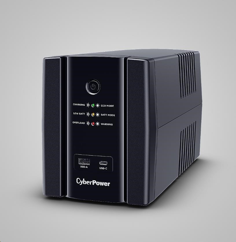 CyberPower UT GreenPower Series UPS 2200VA/1320W, German SHUKO zásuvky0 