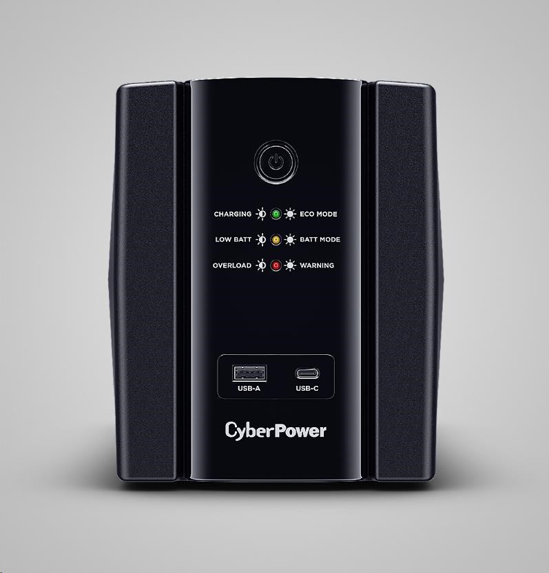 CyberPower UT GreenPower Series UPS 2200VA/ 1320W,  German SHUKO zásuvky1 