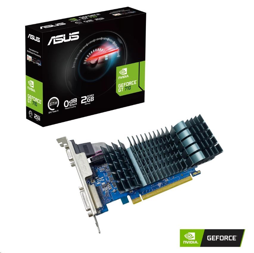 ASUS GeForce GT 710 EVO DDR3 low profile silent 2G 2 