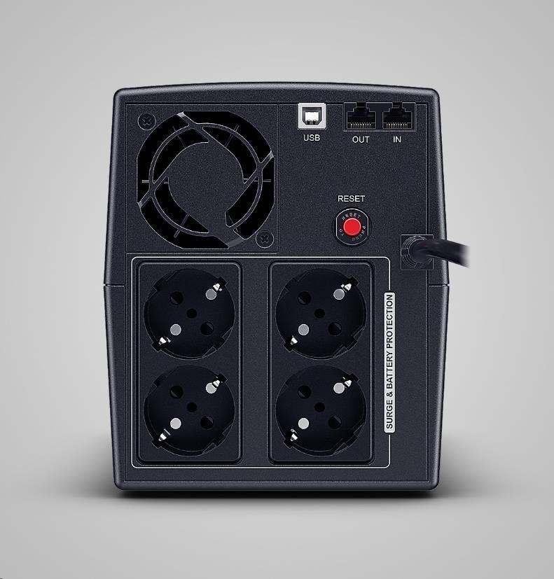 CyberPower UT GreenPower Series UPS 1500VA/ 900W,  German SHUKO zásuvky2 