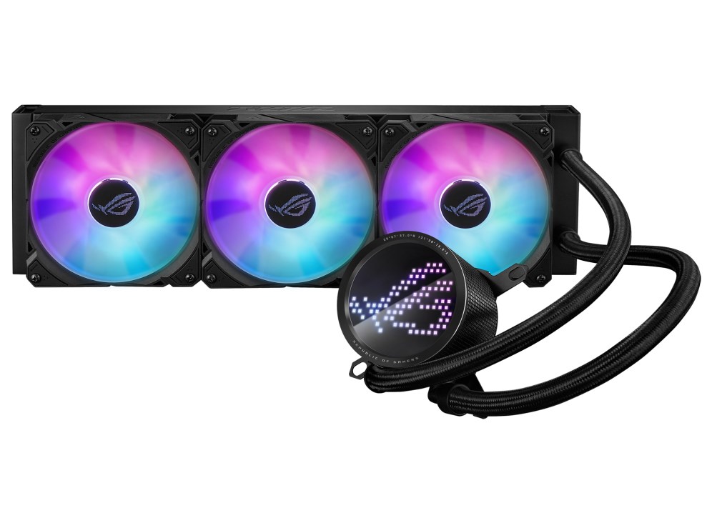 ASUS vodní chladič CPU AIO ROG RYUO III 360 ARGB,  3x120mm,  LGA1851,  AM51 