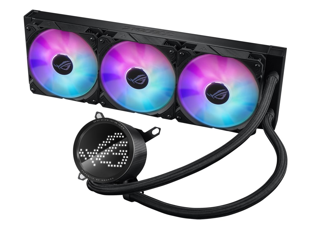 ASUS vodní chladič CPU AIO ROG RYUO III 360 ARGB,  3x120mm,  LGA1851,  AM53 