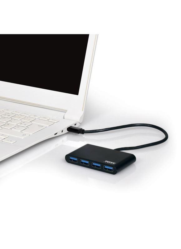 PORT hub USB-C s porty 4x USB 3.00 