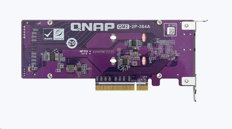 QNAP QM2 Card - QM2-2P-384A3 