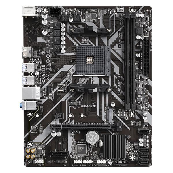 GIGABYTE MB Sc AM4 B450M K,  AMD B450,  2xDDR4,  1xHDMI,  mATX1 