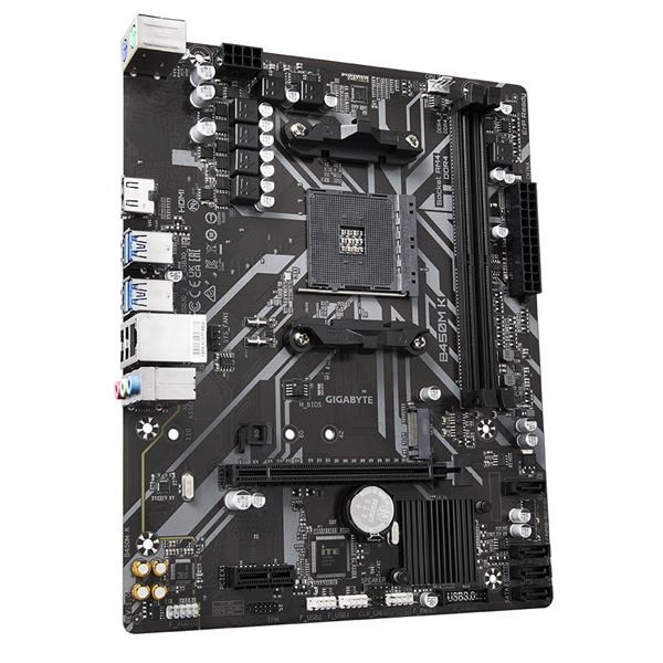 GIGABYTE MB Sc AM4 B450M K,  AMD B450,  2xDDR4,  1xHDMI,  mATX4 