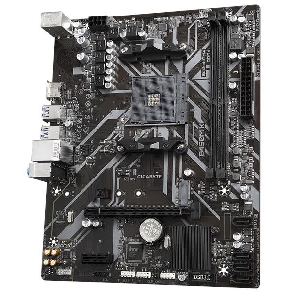 GIGABYTE MB Sc AM4 B450M K,  AMD B450,  2xDDR4,  1xHDMI,  mATX3 