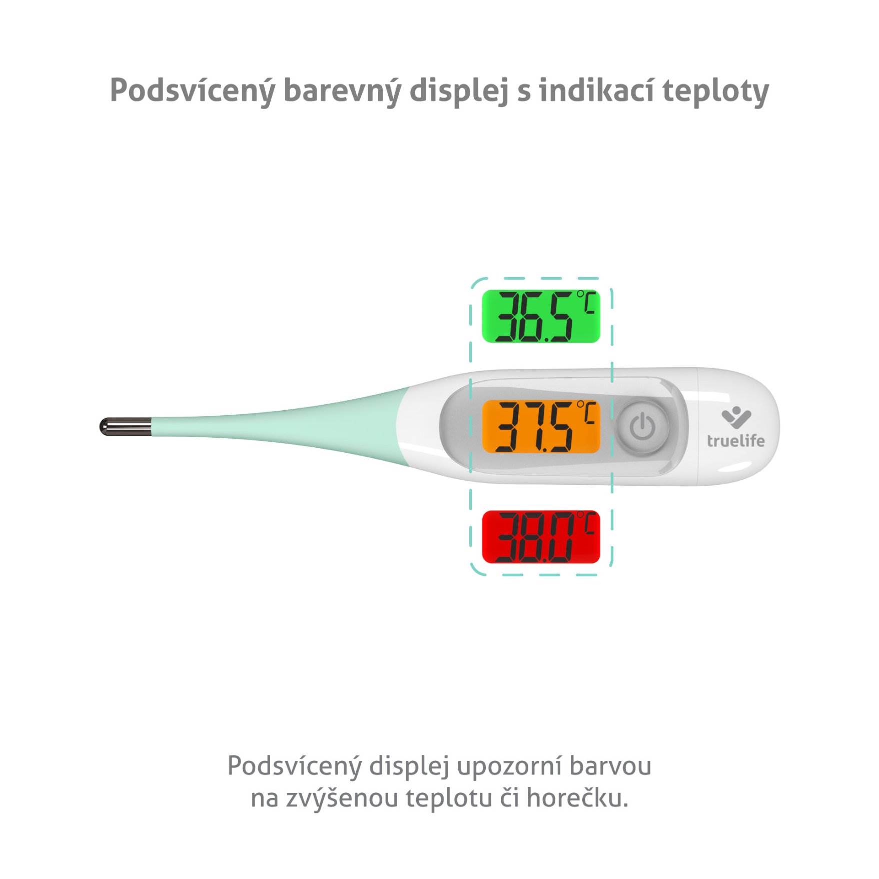 TrueLife Care T3 - kontaktní teploměr3 