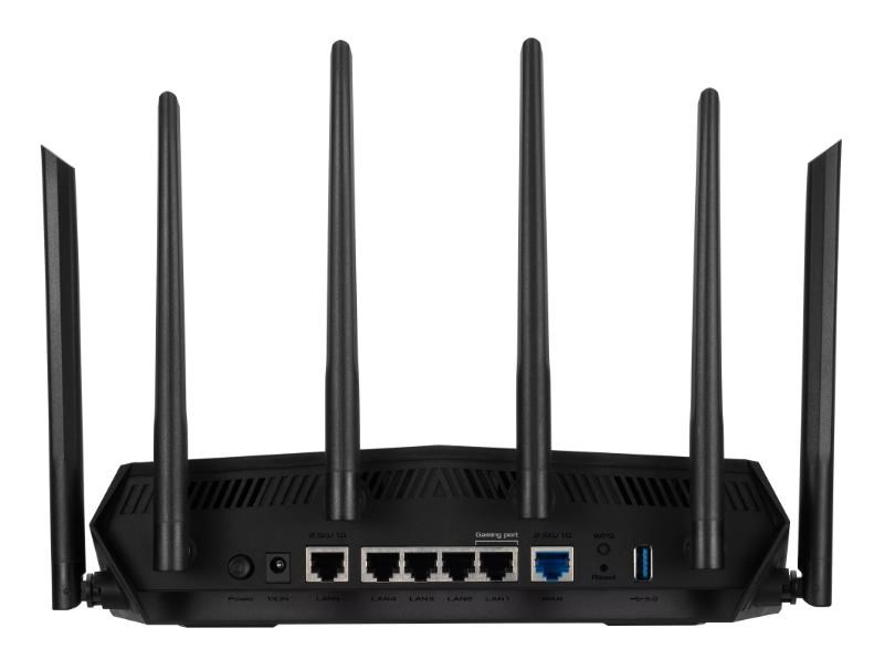 ASUS TUF-AX6000 (AX6000) WiFi 6 Extendable Gaming Router,  2.5G porty,  AiMesh,  4G/ 5G Mobile Tethering3 
