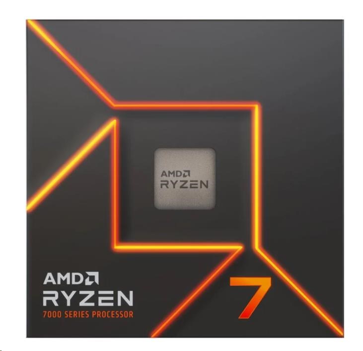 CPU AMD RYZEN 7 7700, 8-core, 3.8GHz, 40MB cache, 65W, socket AM5, BOX1 