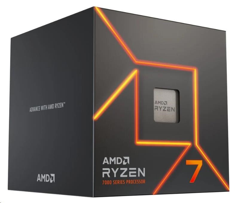 CPU AMD RYZEN 7 7700, 8-core, 3.8GHz, 40MB cache, 65W, socket AM5, BOX2 