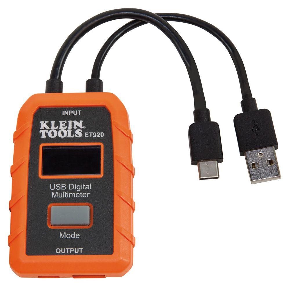 KLEIN TOOLS - USB Digitální měřič,  USB-A a USB-C0 