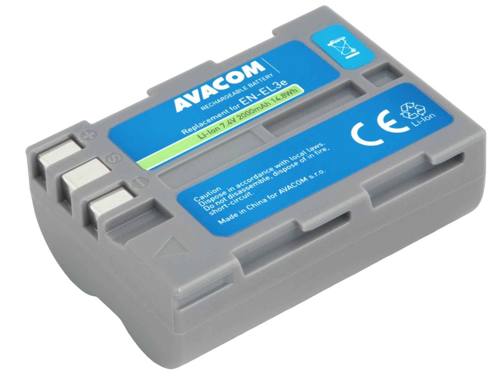 AVACOM baterie Nikon EN-EL3E Li-Ion 7.4V 2000mAh 14.8Wh0 