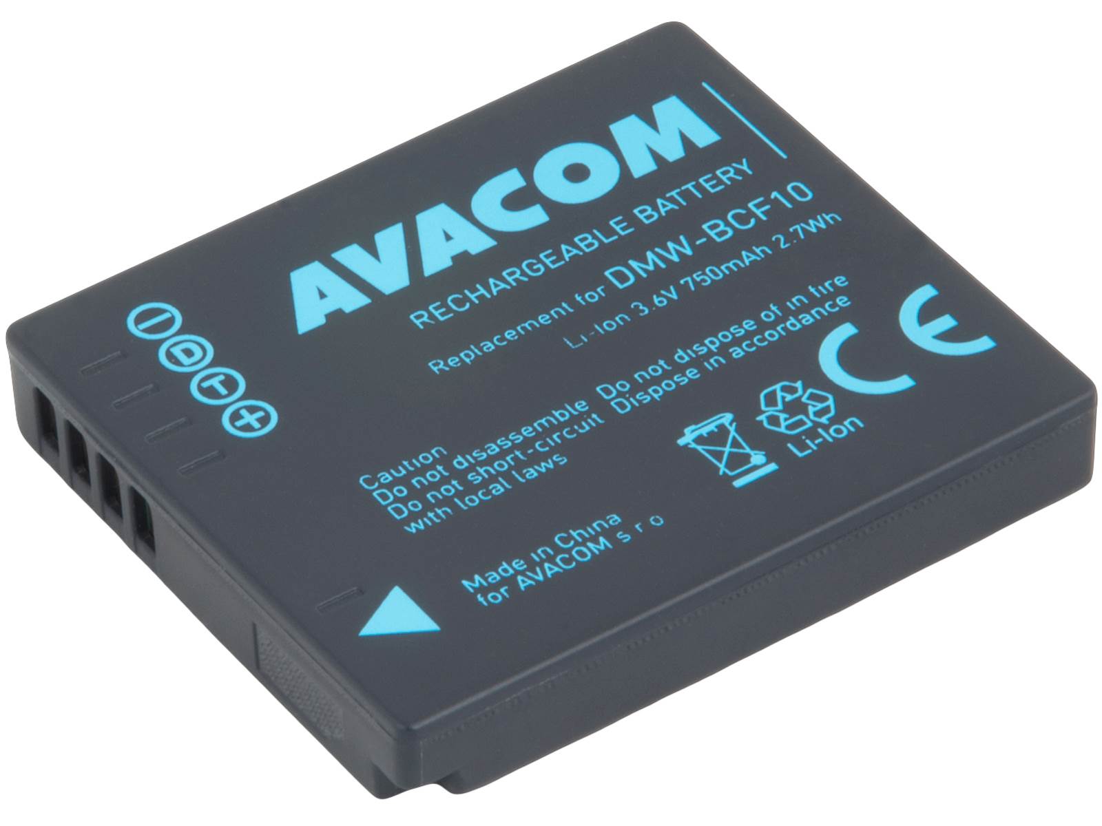 AVACOM baterie Panasonic DMW-BCF10 Li-Ion 3.6V 750mAh 2.7Wh0 