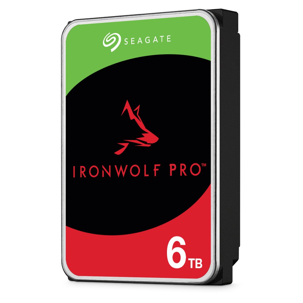 SEAGATE HDD 6TB IRONWOLF PRO (NAS),  3.5