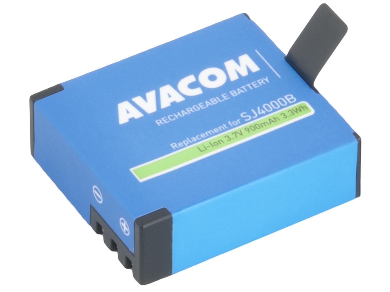 AVACOM baterie pro Sjcam Li-Ion 3.7V 900mAh 3.3Wh pro Action Cam 4000, 5000, M100 