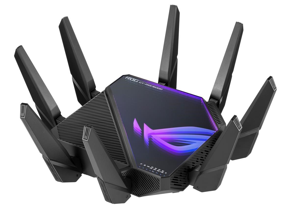 ASUS ROG Rapture GT-AX16000 (AXE16000) WiFi 6E Extendable Gaming Router,  10G & 2.5G porty,  Aimesh,  4G/ 5G4 