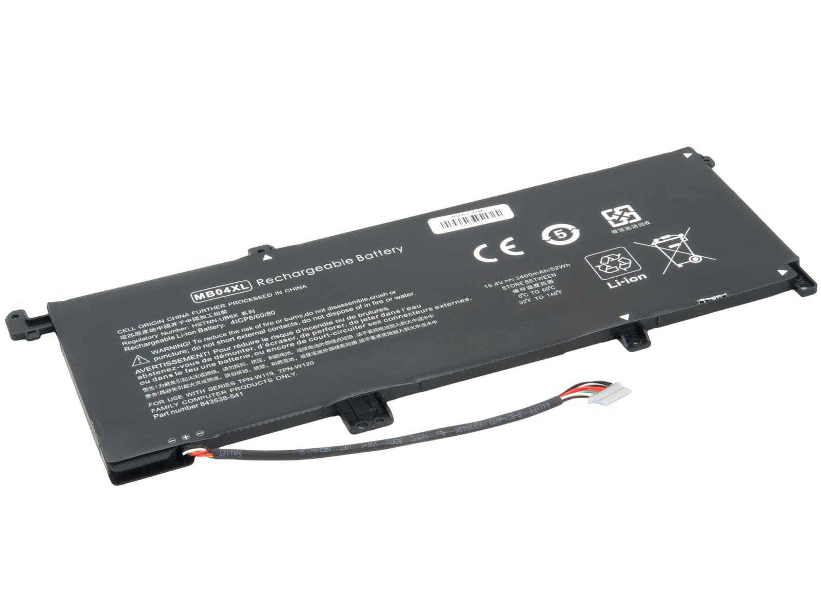 AVACOM baterie pro HP Envy 15-aq series Li-Pol 15, 4V 3400mAh 52Wh0 