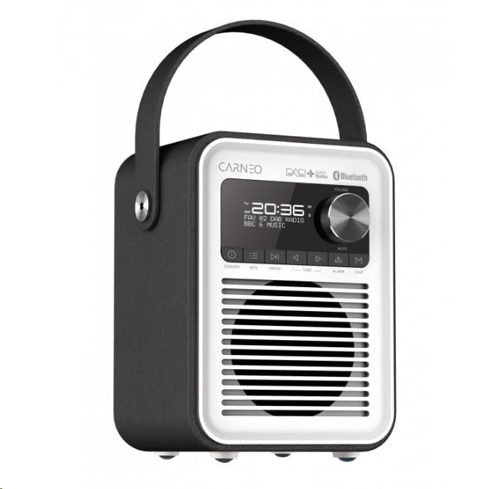 CARNEO D600 Rádio DAB+,  FM,  BT,  black/ white0 