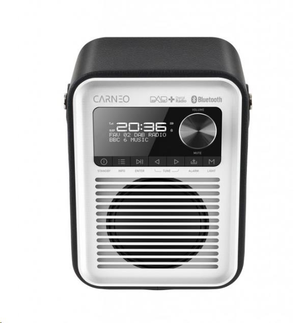 CARNEO D600 Rádio DAB+,  FM,  BT,  black/ white1 