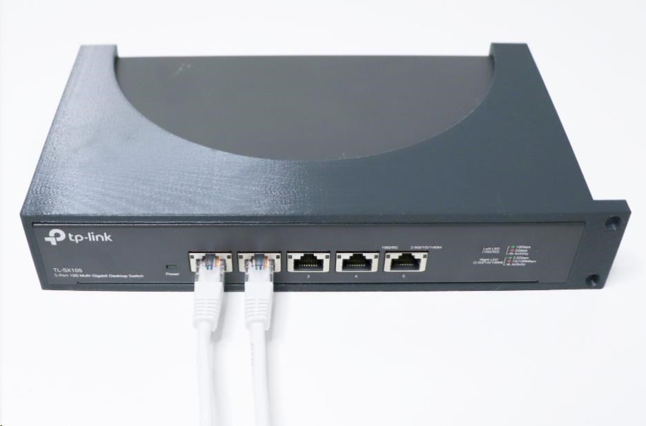 TP-Link D-TP226 - Držák do racku pro TL-SG108-M2/TL-SX105/ER7206/ER7212PC/ER707-M2, šedý3 