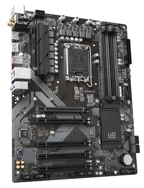GIGABYTE MB Sc LGA1700 B760 DS3H AX DDR4,  Intel B760,  4xDDR4,  1xDP,  1xHDMI,  WI-FI3 