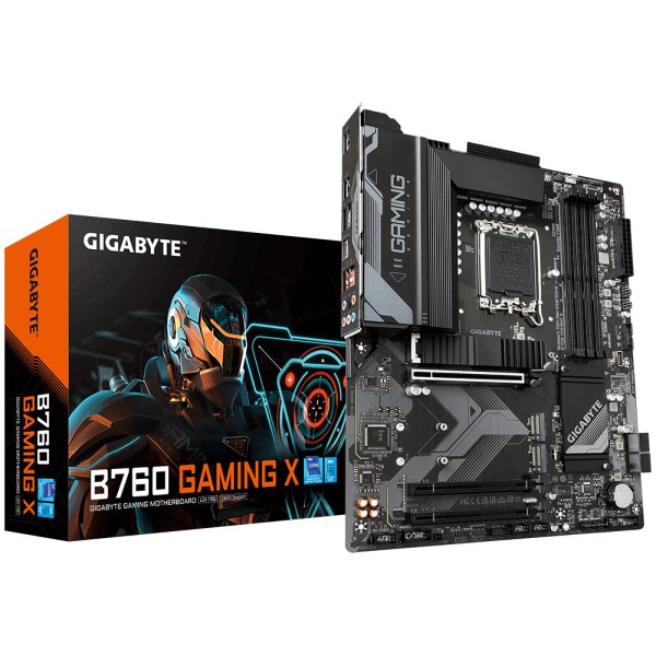 GIGABYTE MB Sc LGA1700 B760 GAMING X, 4xDDR5, 1xDP, 1xHDMI1 