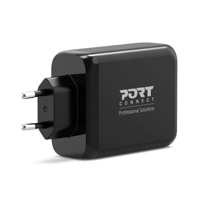 PORT síťová nabíječka pro USB-C a  USB-A,  120 W,  černá4 