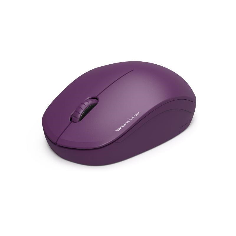 PORT bezdrátová myš Wireless COLLECTION,  USB-A dongle,  2.4Ghz,  1600DPI,  fialová6 