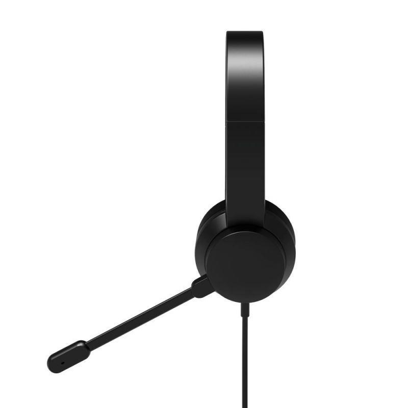PORT stereo headset s mikrofonem,  USB-A/ USB-C,  černá4 