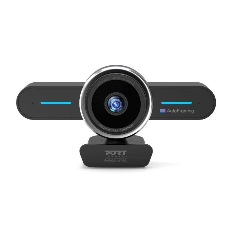 PORT mini konferenční kamera,  4K,  autoframing,  stereo,  černá0 