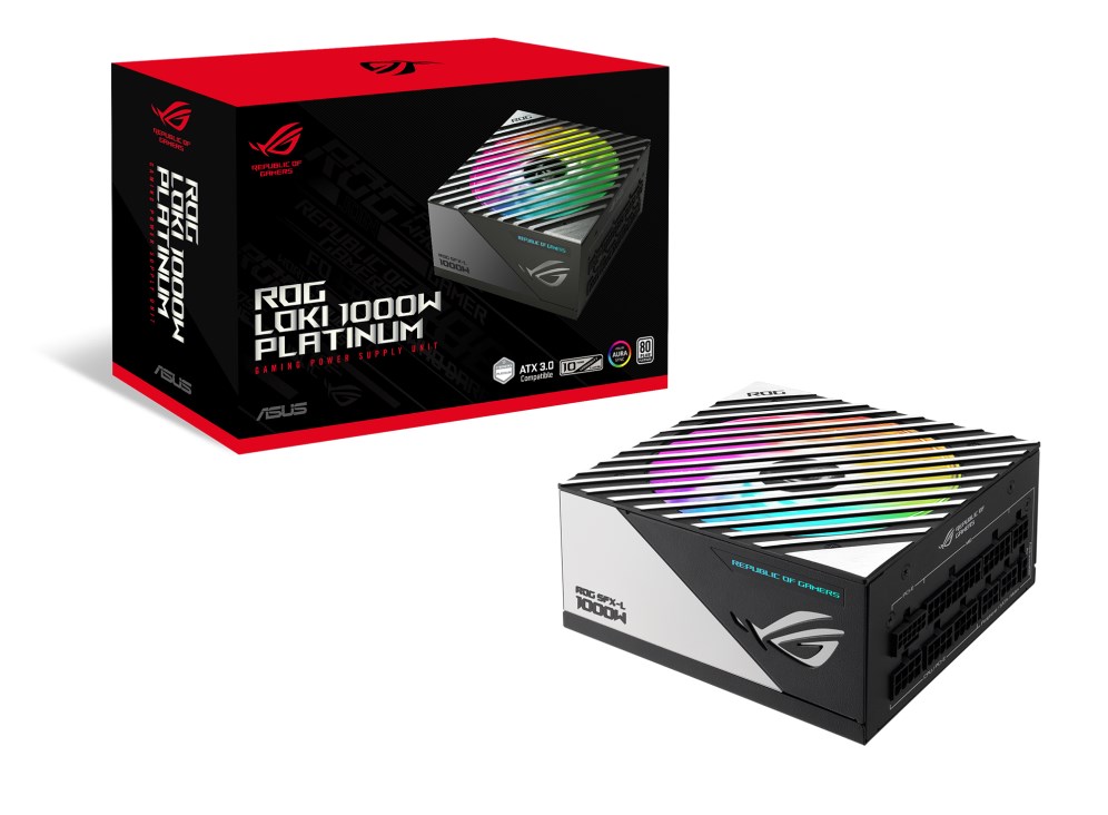 ASUS zdroj ROG Loki SFX-L 1000W Platinum,  80+ Platinum,  ARGB0 