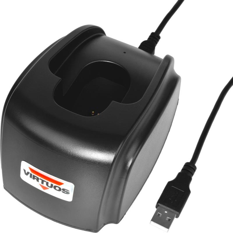 Virtuos CCD čtečka Virtuos HW-311A,  bezdrátová,  USB základna,  černá3 