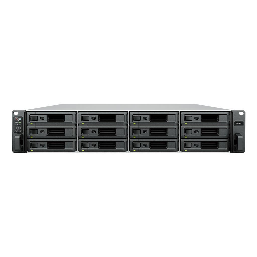 Synology SA3410 (8C/ XeonD-1541/ 2, 1-2, 7GHz/ 16GBRAM/ 12xSATA, SAS/ 2xUSB3.2/ 4xGbE/ 2x10GbE/ 2xPCIe/ RP)1 