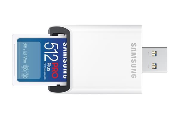Samsung SDXC karta 512GB PRO PLUS + USB adaptér6 