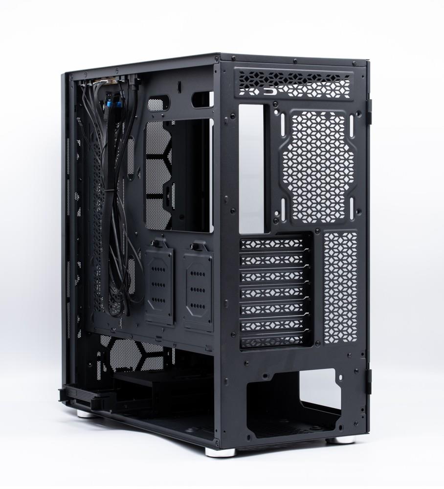 1stCOOL skříň Wind Storm Black MiddleTower,  AU,  USB3.0,  bez zdroje,  černá6 