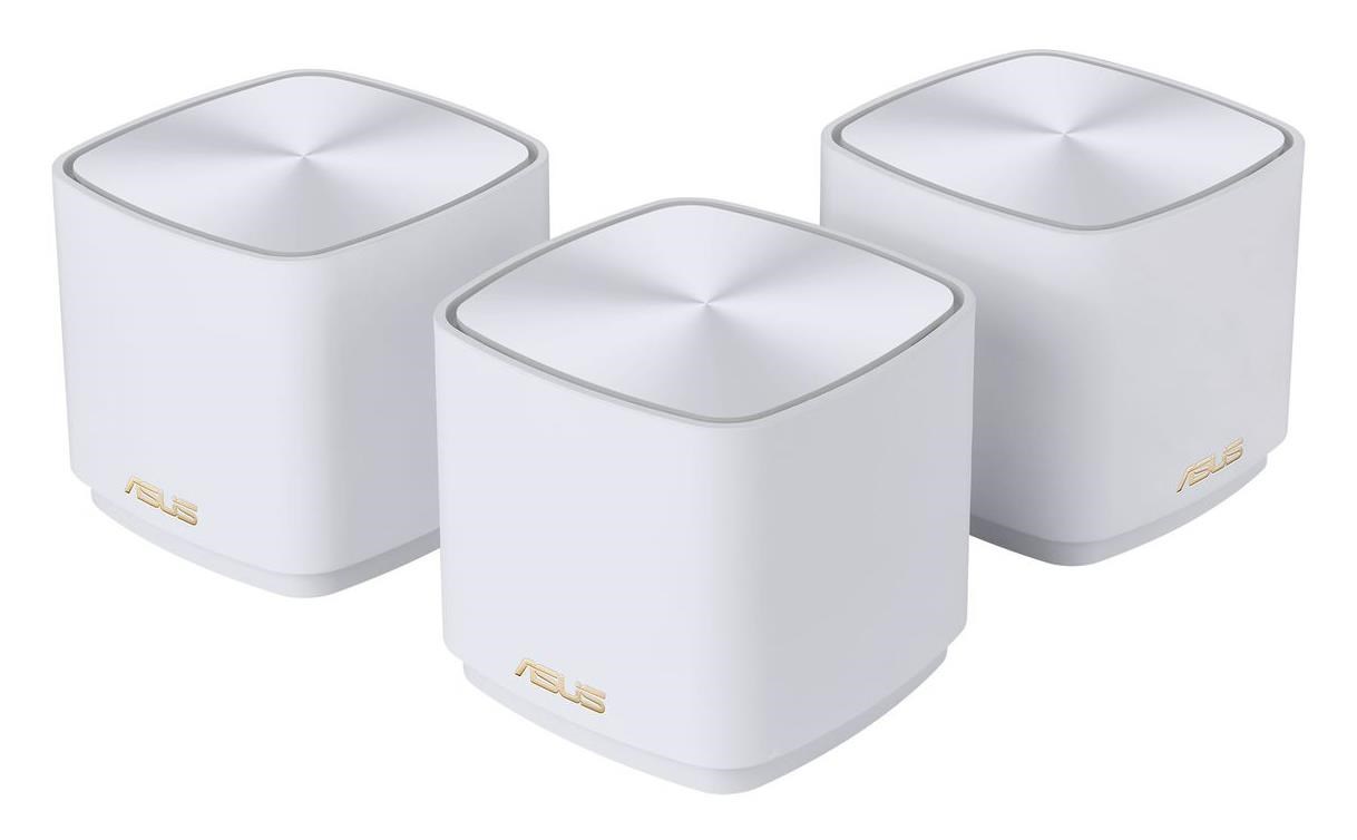 ASUS ZenWiFi XD4 Plus 3-pack white Wireless AX1800 Dual-band Mesh WiFi 6 System3 