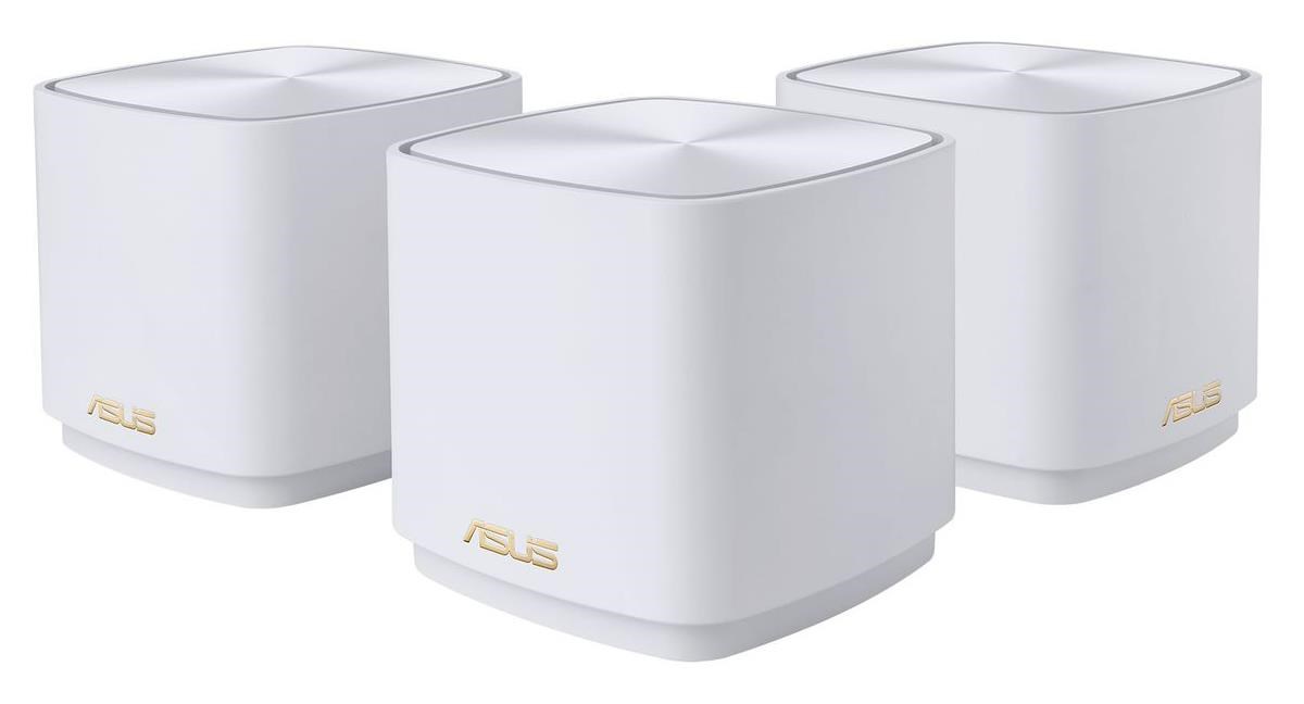 ASUS ZenWiFi XD4 Plus 3-pack white Wireless AX1800 Dual-band Mesh WiFi 6 System1 