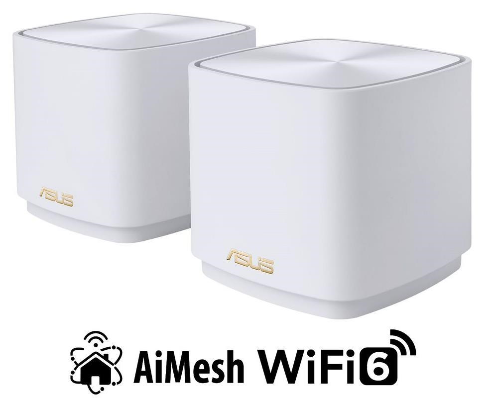 ASUS ZenWiFi XD4 Plus 2-pack white Wireless AX1800 Dual-band Mesh WiFi 6 System2 