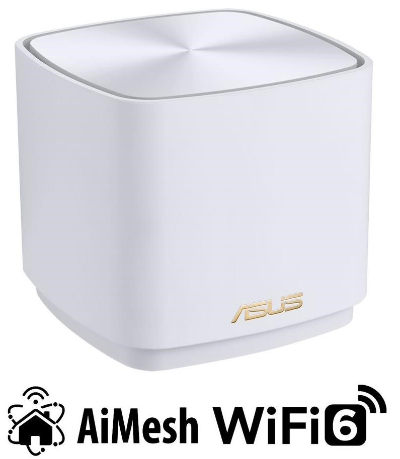 ASUS ZenWiFi XD4 Plus 1-pack white Wireless AX1800 Dual-band Mesh WiFi 6 System3 
