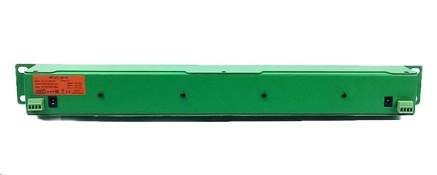 POE injektor aktivní - 16x 1Gb/ s,  stíněný,  svorkovnice,  802.3af/ at2 