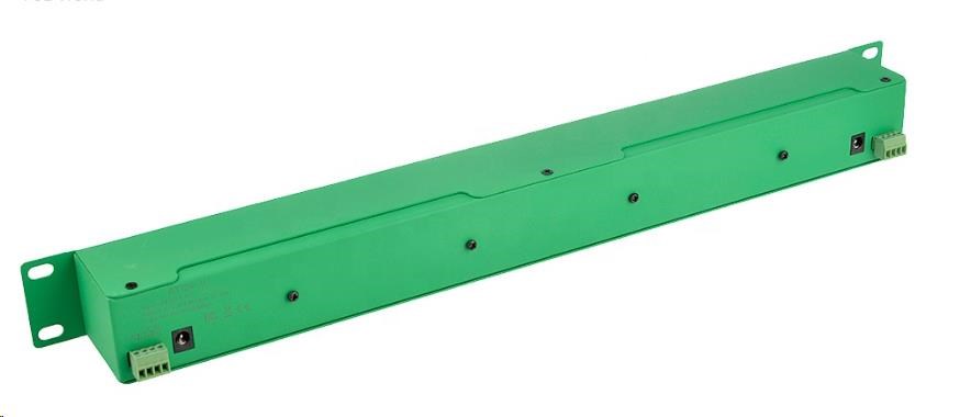 POE injektor aktivní - 24x 1Gb/ s,  stíněný,  svorkovnice,  802.3af/ at1 