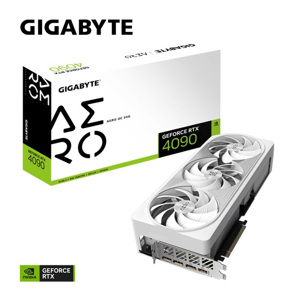 GIGABYTE VGA NVIDIA GeForce RTX 4090 AERO 24G,  24G GDDR6X,  3xDP,  1xHDMI1 