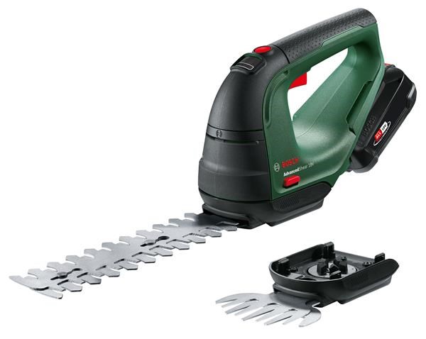 BOSCH Akumulátorové nožnice na trávu a kríky  AdvancedShear 18V (1x2.0 Ah)0 