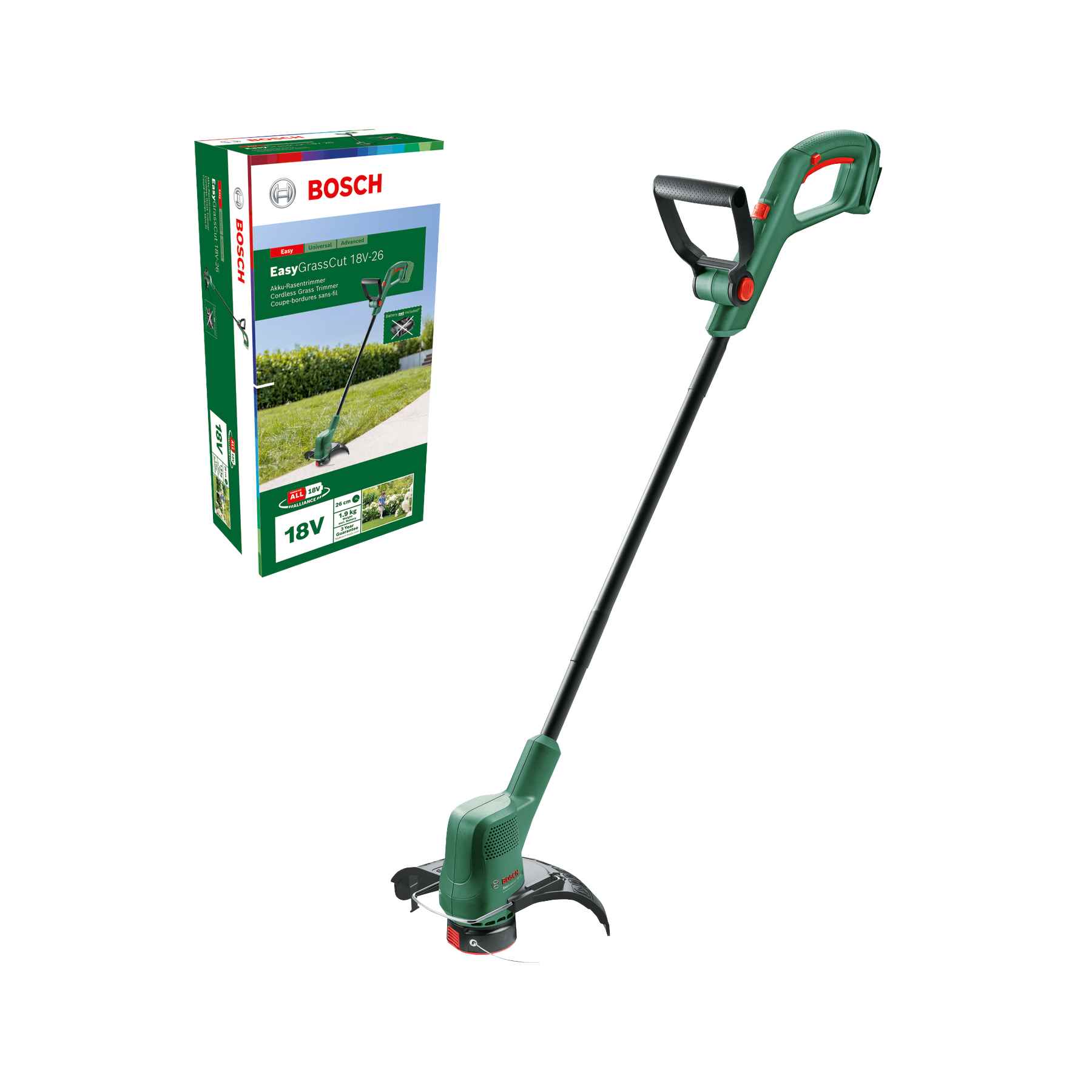 Bosch EasyGrassCut 18V-26 akumulátorová strunová sekačka0 