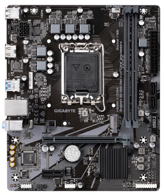GIGABYTE MB Sc LGA1700 H610M K DDR4,  Intel H610,  2xDDR4,  1xHDMI,  mATX1 